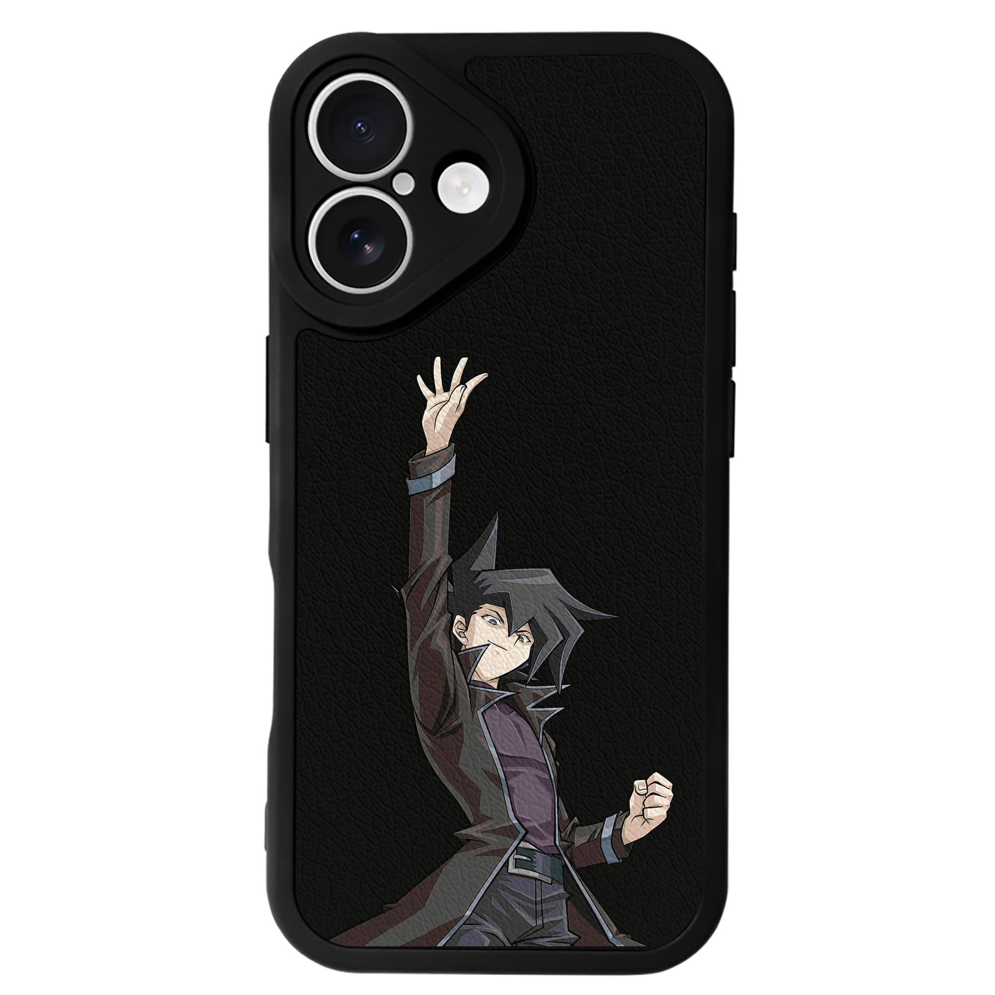 遊☆戯☆王 Yu-Gi-Oh! 【iPhone 16シリーズ対応】シリコンスマホケース（レザー調） 材質：シリコン